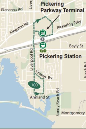 Waterfront Shuttle Route